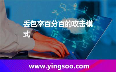 丟包率百分百的攻擊模式 丟包率百分百的攻擊模式
