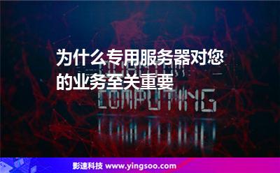 為什么專用服務器對您的業(yè)務至關重要 為什么專用服務器對您的業(yè)務至關重要