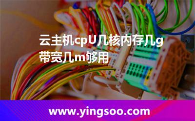 云主機(jī)cpU幾核內(nèi)存幾g帶寬幾m夠用 云主機(jī)cpU幾核內(nèi)存幾g帶寬幾m夠用