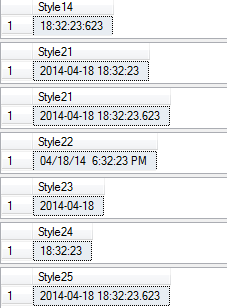 Sql中將datetime轉(zhuǎn)換成字符串的方法