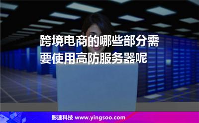 服務(wù)器選擇:跨境電商的哪些部分需要使用高防服務(wù)器呢 服務(wù)器選擇