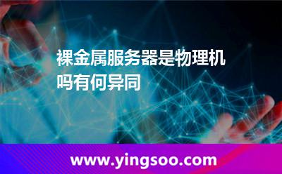 裸金屬服務(wù)器是物理機(jī)嗎有何異同 服務(wù)器金屬