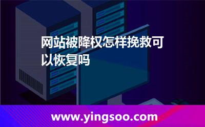網(wǎng)站被降權(quán)怎樣挽救,可以恢復(fù)嗎 網(wǎng)站恢復(fù)