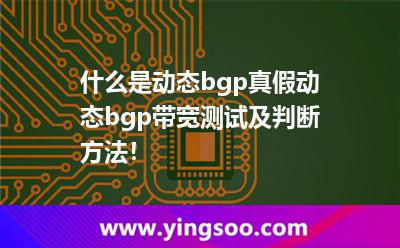 什么是動(dòng)態(tài)bgp，真假動(dòng)態(tài)bgp帶寬測(cè)試及判斷方法！