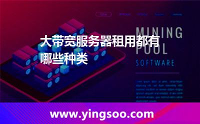 帶寬服務(wù)器_大帶寬服務(wù)器租用都有哪些種類(lèi)  帶寬服務(wù)器