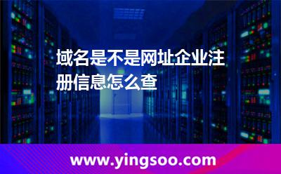 域名是不是網(wǎng)址?企業(yè)注冊(cè)信息怎么查? 域名是不是網(wǎng)址?企業(yè)注冊(cè)信息怎么查?