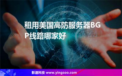 租用美國高防服務(wù)器BGP線路哪家好