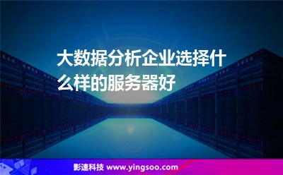 大數(shù)據(jù)分析企業(yè)，選擇什么樣的服務(wù)器好?