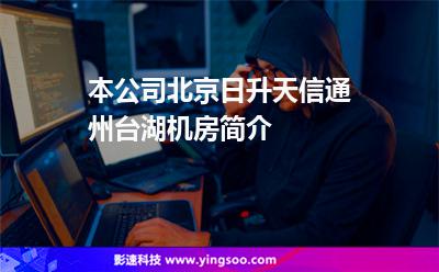 本公司北京日升天信通州臺湖機房簡介 本公司北京日升天信通州臺湖機房簡介