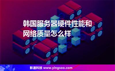 韓國服務(wù)器硬件性能和網(wǎng)絡(luò)質(zhì)量怎么樣 韓國服務(wù)器硬件性能和網(wǎng)絡(luò)質(zhì)量怎么樣