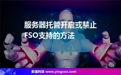 服務(wù)器托管開啟或禁止FSO支持的方法 服務(wù)器托管開啟或禁止FSO支持的方法