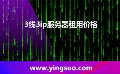 3線3ip服務(wù)器租用價格  3線3ip服務(wù)器租用價格