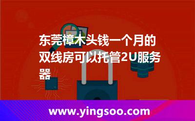 東莞樟木頭錢一個月的雙線房可以托管2U服務器 東莞樟木頭錢一個月的雙線房可以托管2U服務器