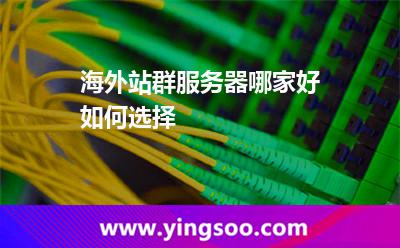 海外站群服務(wù)器哪家好，如何選擇
