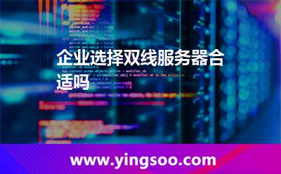 服務(wù)器選擇_企業(yè)選擇雙線服務(wù)器合適嗎  服務(wù)器選擇