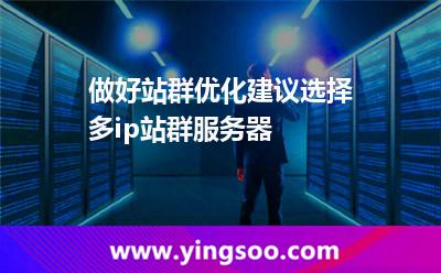 做好站群優(yōu)化，建議選擇多ip站群服務(wù)器
