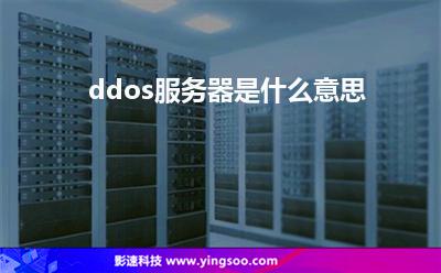 ddos服務(wù)器是什么意思? ddos服務(wù)器是什么意思?