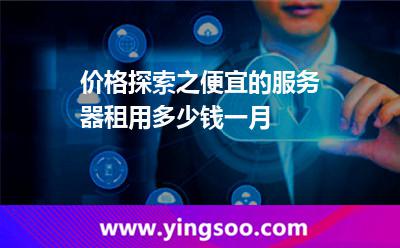 服務(wù)器租用_價(jià)格探索之便宜的服務(wù)器租用多少錢(qián)一月 服務(wù)器租用