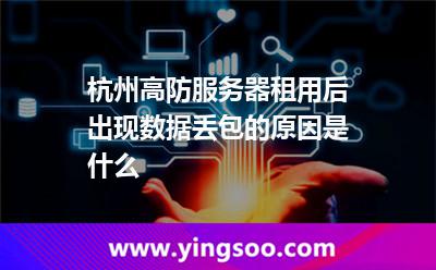 服務器租用_杭州高防服務器租用后出現(xiàn)數(shù)據(jù)丟包的原因是什么  服務器租用