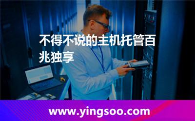 獨享服務(wù)器_不得不說的主機托管百兆獨享 獨享服務(wù)器