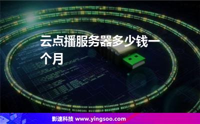 云點播服務器多少錢一個月