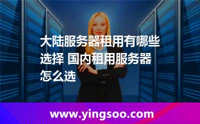 大陸服務(wù)器租用有哪些選擇 國內(nèi)租用服務(wù)器怎么選  大陸服務(wù)器租用有哪些選擇 國內(nèi)租用服務(wù)器怎么選