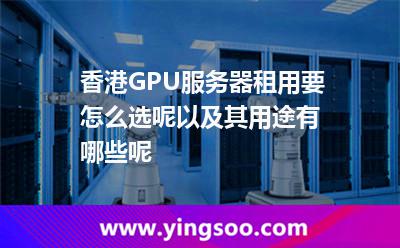 香港GPU服務(wù)器租用要怎么選呢以及其用途有哪些呢
