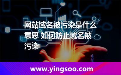 域名環(huán)境污染_網(wǎng)站域名被污染是什么意思 如何防止域名被污染  域名環(huán)境污染