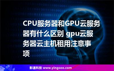 服務器租用_CPU服務器和GPU云服務器有什么區(qū)別 gpu云服務器云主機租用注意事項  服務器租用
