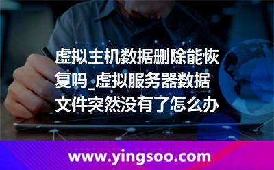 虛擬主機(jī)恢復(fù)_虛擬主機(jī)數(shù)據(jù)刪除能恢復(fù)嗎_虛擬服務(wù)器數(shù)據(jù)文件突然沒有了怎么辦 虛擬主機(jī)恢復(fù)