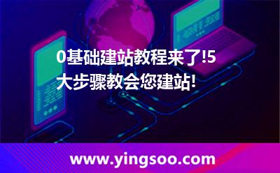 0基礎(chǔ)建站教程來了!5大步驟教會(huì)您建站! 0基礎(chǔ)建站教程來了!5大步驟教會(huì)您建站!