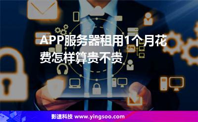 APP服務器租用1個月花費怎樣算貴不貴 APP服務器租用1個月花費怎樣算貴不貴