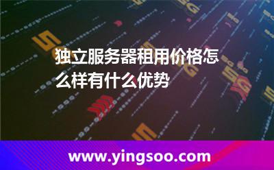 獨(dú)立服務(wù)器租用價(jià)格怎么樣有什么優(yōu)勢(shì) 獨(dú)立服務(wù)器租用價(jià)格怎么樣有什么優(yōu)勢(shì)