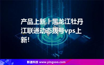 產品上新丨黑龍江牡丹江聯(lián)通動態(tài)撥號vps上新！