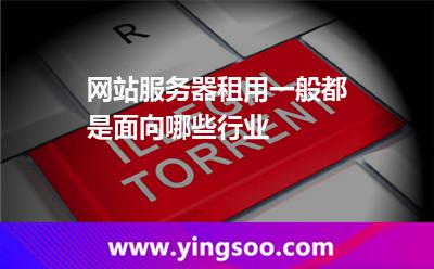 網(wǎng)站服務(wù)器租用一般都是面向哪些行業(yè) 網(wǎng)站服務(wù)器租用一般都是面向哪些行業(yè)