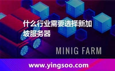什么行業(yè)需要選擇新加坡服務(wù)器 什么行業(yè)需要選擇新加坡服務(wù)器