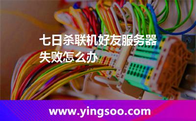 七日殺聯(lián)機(jī)好友服務(wù)器失敗怎么辦 七日殺聯(lián)機(jī)好友服務(wù)器失敗怎么辦