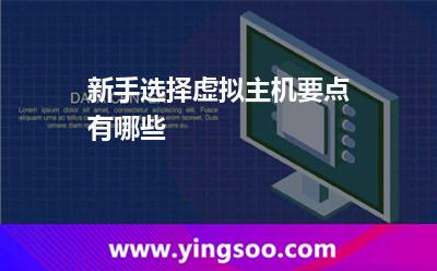 新手選擇虛擬主機(jī),要點(diǎn)有哪些
