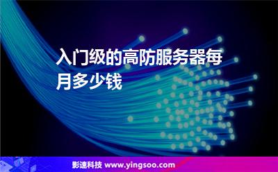 服務(wù)器越高:入門級(jí)的高防服務(wù)器每月多少錢 服務(wù)器越高