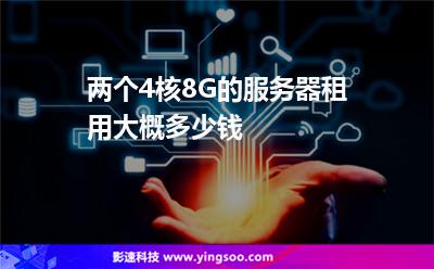 兩個4核8G的服務(wù)器租用大概多少錢 
