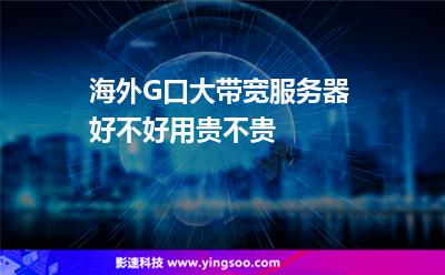 海外G口大帶寬服務(wù)器好不好用貴不貴 海外G口大帶寬服務(wù)器好不好用貴不貴