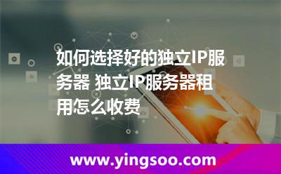服務(wù)器獨(dú)立_如何選擇好的獨(dú)立IP服務(wù)器 獨(dú)立IP服務(wù)器租用怎么收費(fèi)  服務(wù)器獨(dú)立