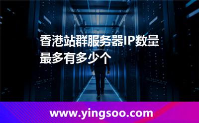 香港站群服務(wù)器IP數(shù)量最多有多少個 香港站群服務(wù)器IP數(shù)量最多有多少個