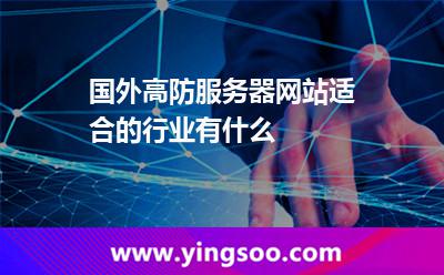 國外高防服務(wù)器網(wǎng)站適合的行業(yè)有什么 國外高防服務(wù)器網(wǎng)站適合的行業(yè)有什么