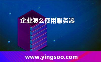企業(yè)怎么使用服務(wù)器 企業(yè)怎么使用服務(wù)器