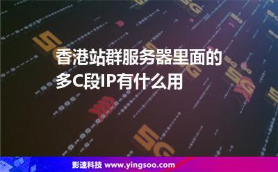 香港站群服務(wù)器里面的多C段IP有什么用 香港站群服務(wù)器里面的多C段IP有什么用