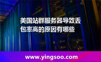 美國站群服務(wù)器導(dǎo)致丟包率高的原因有哪些
