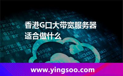 香港G口大帶寬服務(wù)器適合做什么 香港G口大帶寬服務(wù)器適合做什么