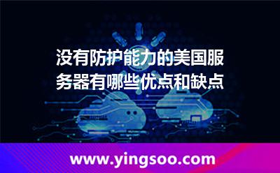 沒(méi)有防護(hù)能力的美國(guó)服務(wù)器有哪些優(yōu)點(diǎn)和缺點(diǎn) 沒(méi)有防護(hù)能力的美國(guó)服務(wù)器有哪些優(yōu)點(diǎn)和缺點(diǎn)