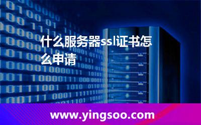 什么服務(wù)器ssl證書(shū)怎么申請(qǐng)